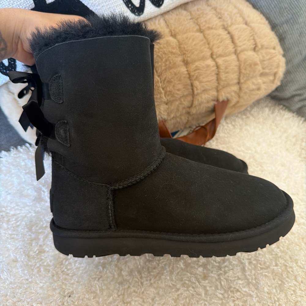 Women's Black Bailey bow II UGG Boots